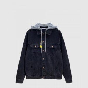 데님 후드 트러커 재킷
