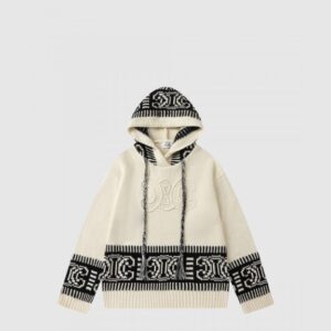 로고 후드 긴팔