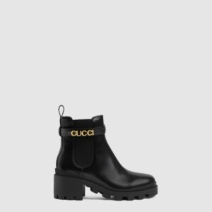 로고 미드힐 부츠 734909