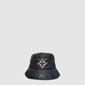 가죽 체크 버킷햇 M43017