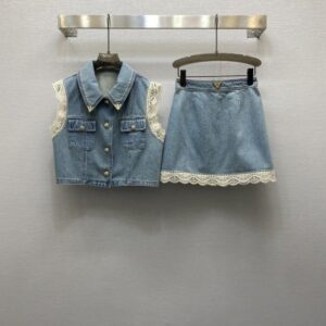 발렌티노 베스트 재킷, 스커트 세트