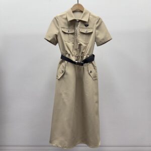 프라다 워크웨어 스타일 드레스