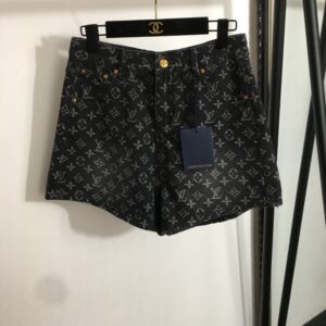 루이비통 자카드 데님 반바지