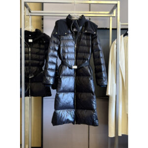 버버리 컨트라스트 버니스톤 롱패딩